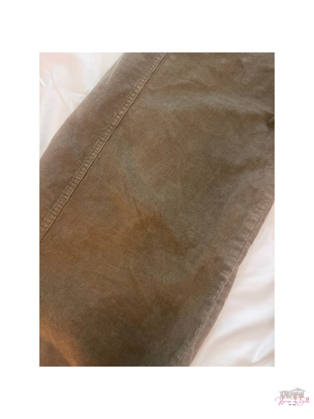 Pilcro Olive Green Corduroy Boot-Cut Pants - Picture 7 of 7